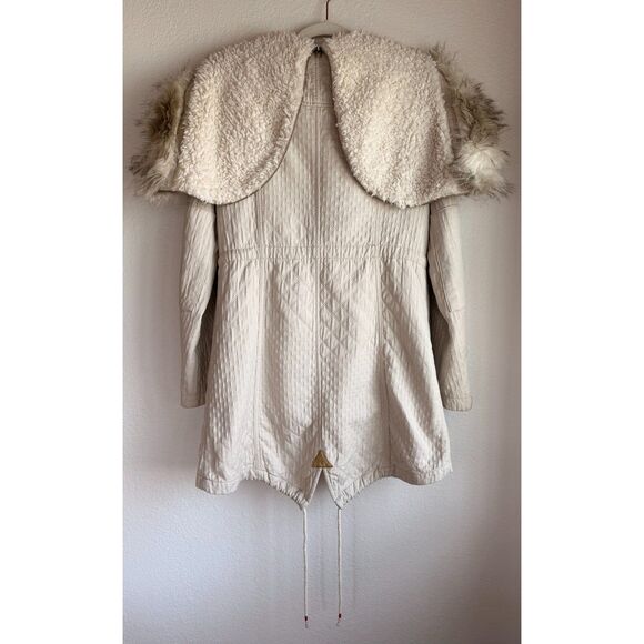 Anthropologie Hei Hei Lunan Anorak Hooded Jacket with Removable Sherpa Lining 6 - Picture 7 of 15